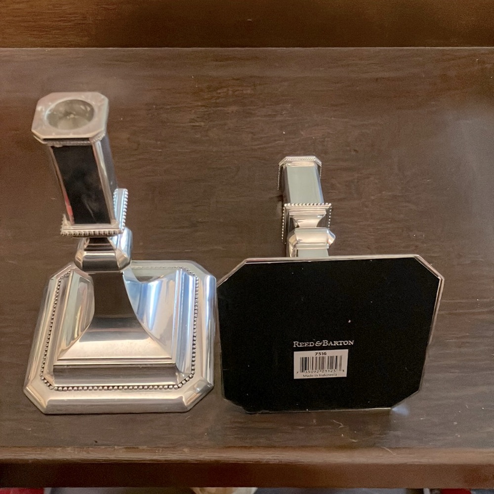 Reed and Barton candleholders 7516